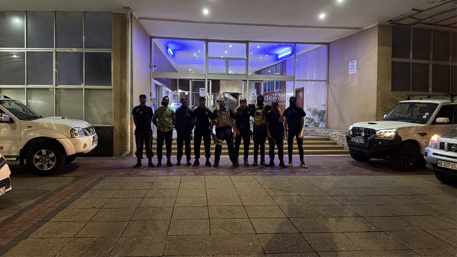 Unleashed Security operational team outside the office