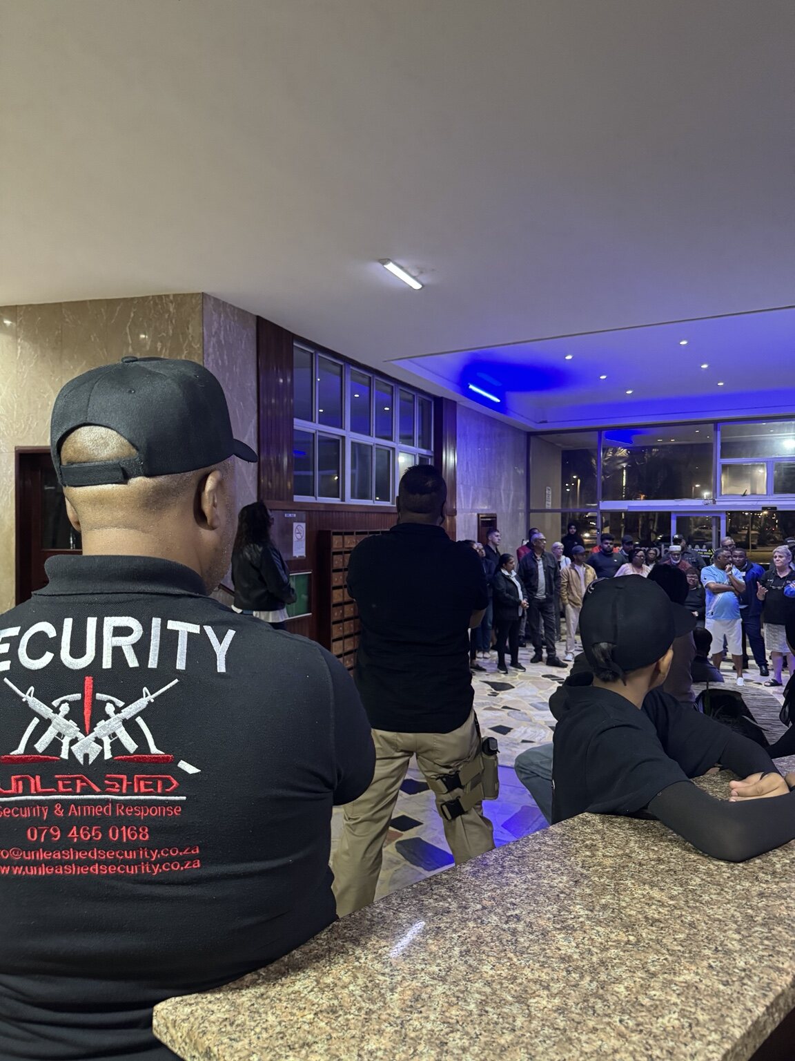 Unleashed Security team operating at the office